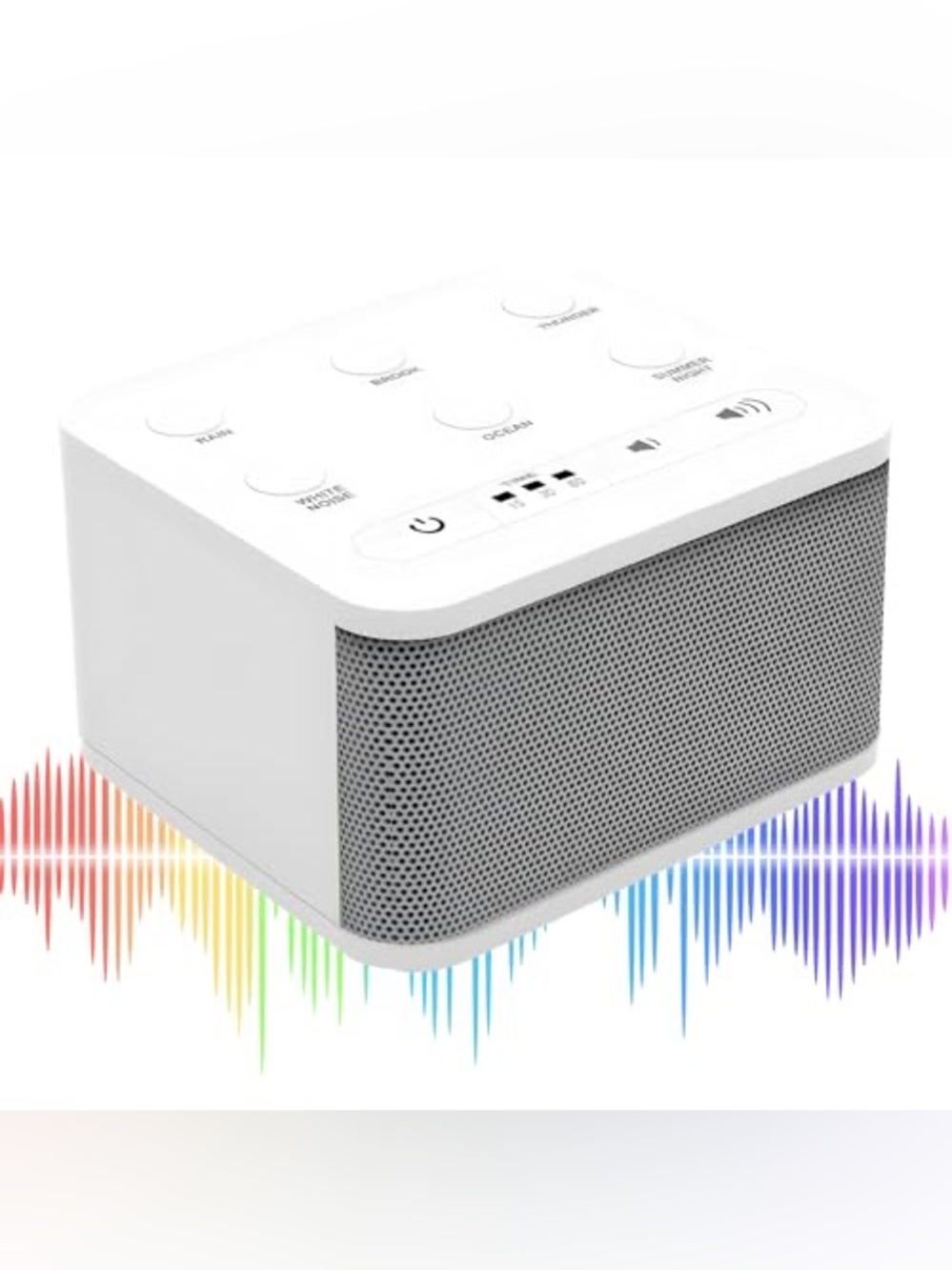 (NEW) Rooster Portable White Noise Machine with 6 settings